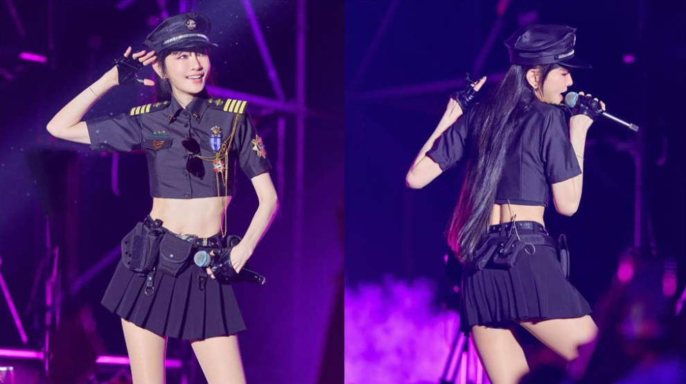 謝金燕火辣女警造型登場。（圖／翻攝謝金燕IG）
